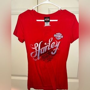Harley Davidson Red Shirt